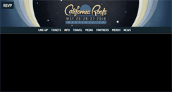 Desktop Screenshot of californiarootsfestival.com